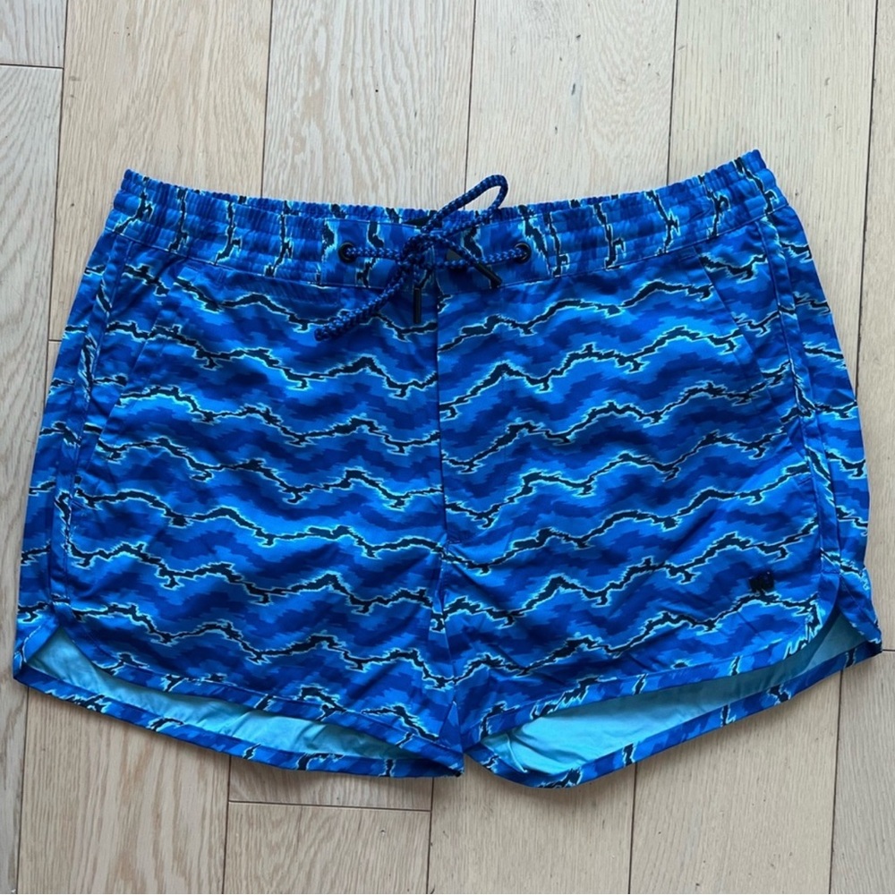 NWT Marc by Marc Jacobs size XS Blue Patterned Swim Shorts size XS